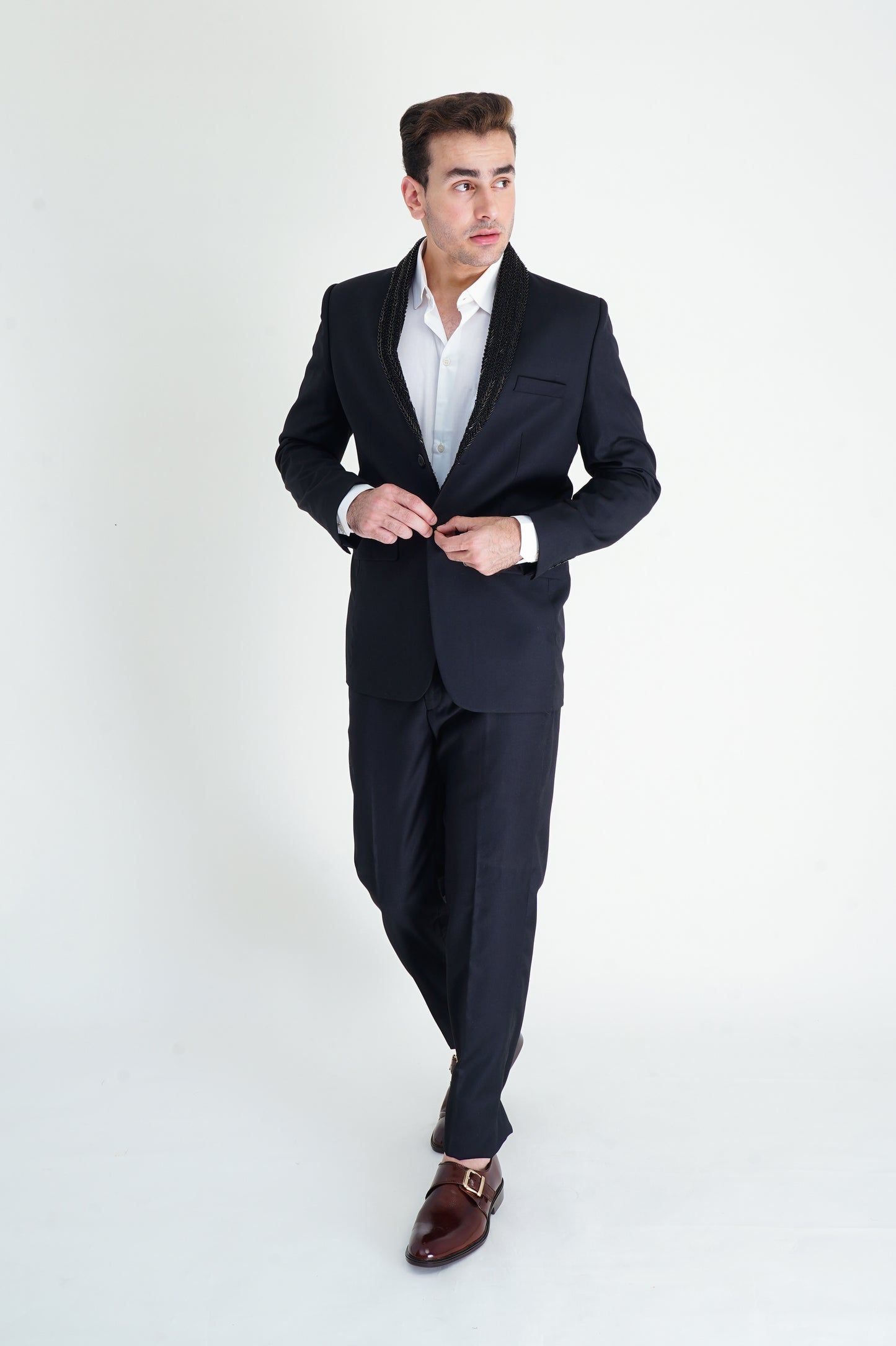 Timeless Black Suiting Pant Coat – Classic Elegance for Every Occasion