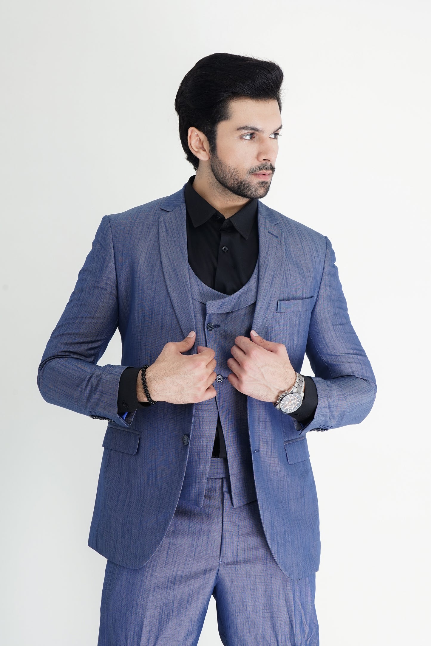 The Elite Three-Piece Pant Suit – Command, Elegance, and Sophistication in One