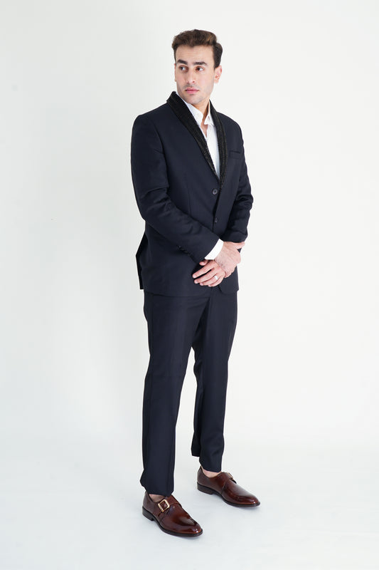 Timeless Black Suiting Pant Coat – Classic Elegance for Every Occasion