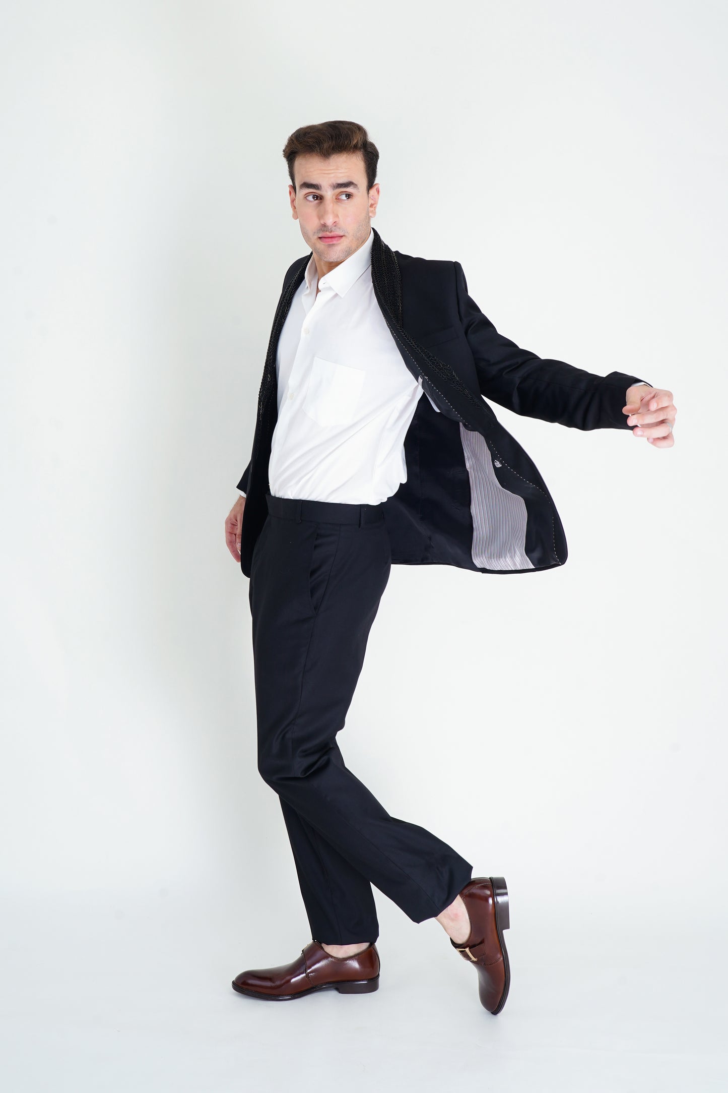 Timeless Black Suiting Pant Coat – Classic Elegance for Every Occasion